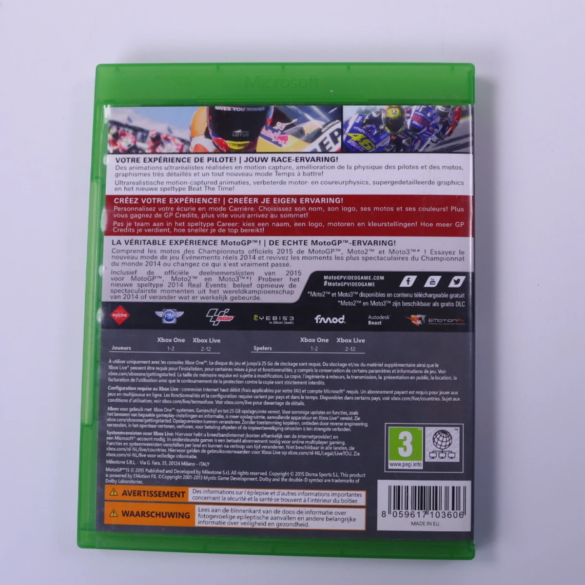 Xbox one - MotoGP 15 - productfoto 2