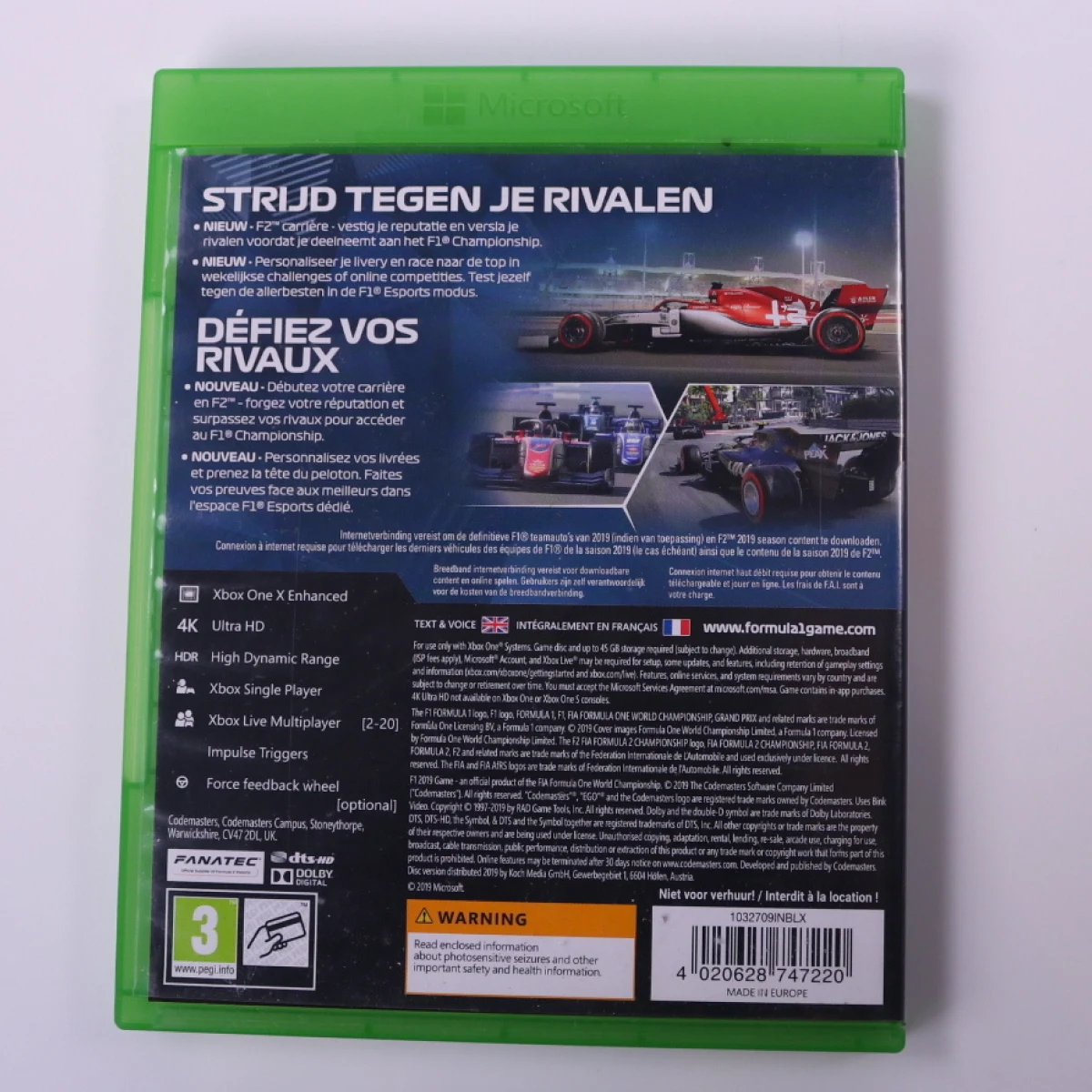 Xbox one - Formula one 2019 - productfoto 2