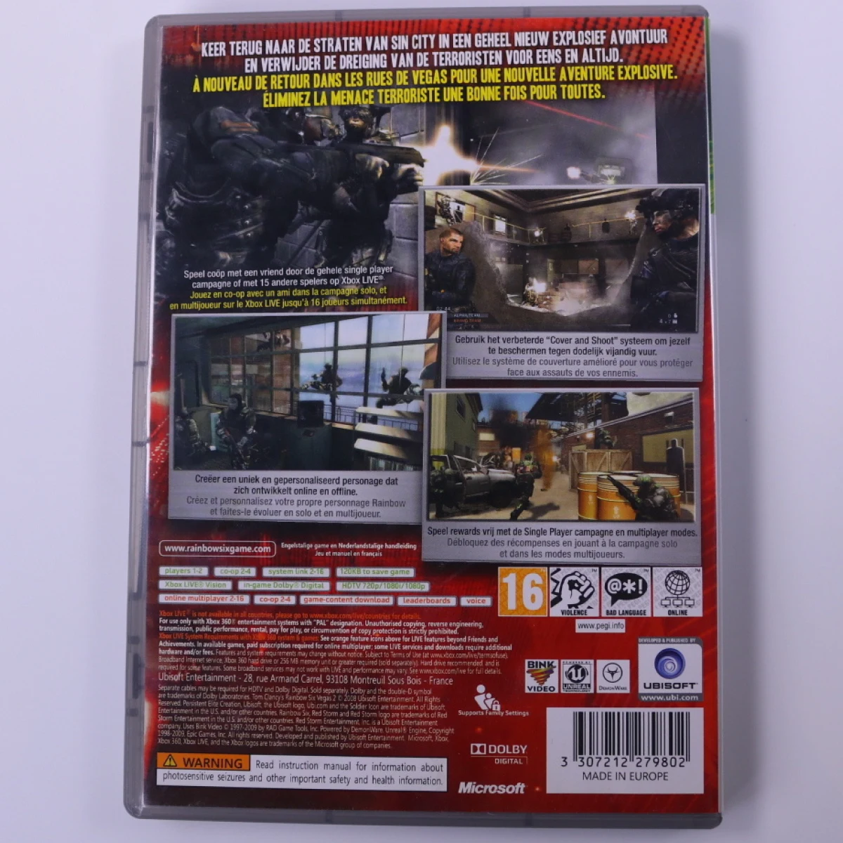 Xbox 360 - Tom Clancy's Rainbow Six: Vegas 2 [Classics] - productfoto 2