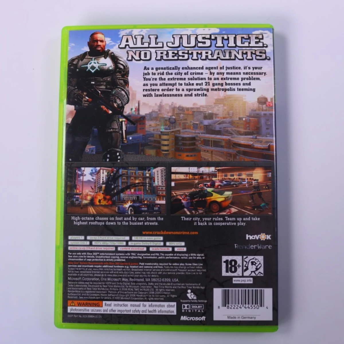 Xbox 360 - Crackdown - Realtime Worlds - productfoto 2