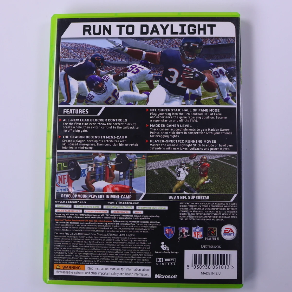 Xbox 360 - Madden NFL 07 - productfoto 2
