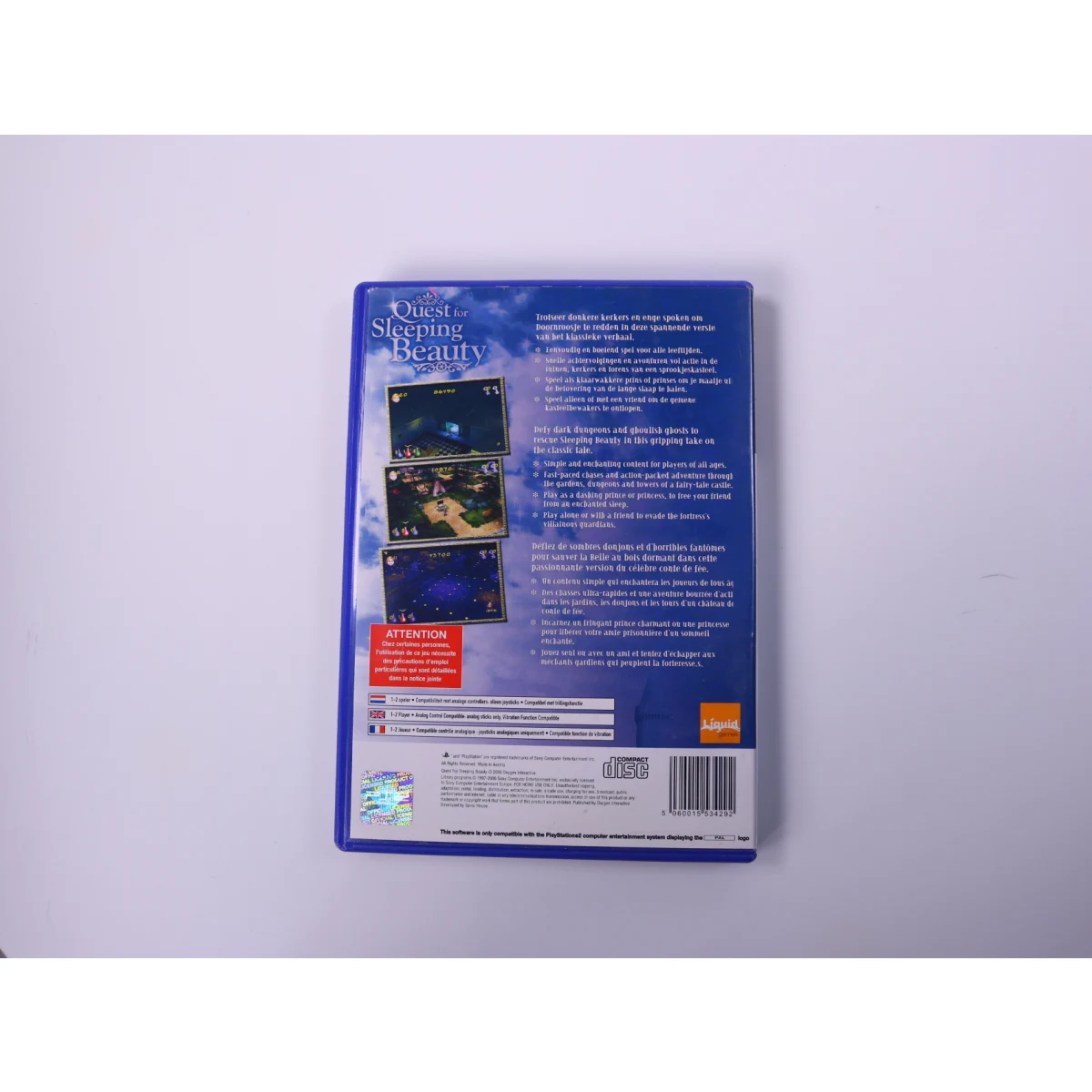 PlayStation 2 - Quest for Sleeping Beauty - productfoto 2