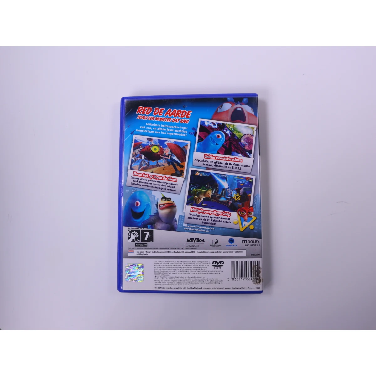 PlayStation 2 - Monsters vs. Aliens - productfoto 2