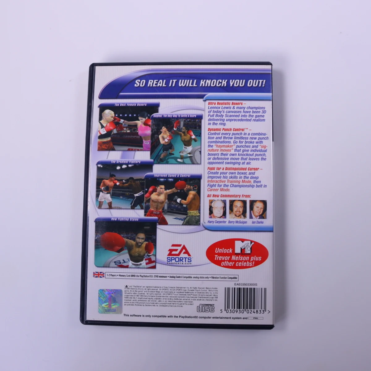 PlayStation 2 - Knockout Kings 2001 - productfoto 2