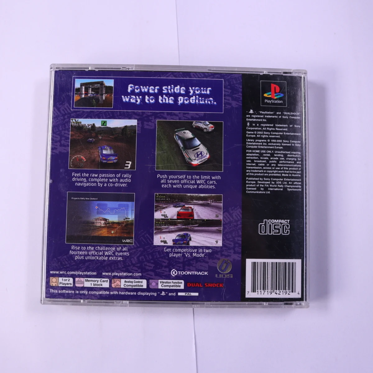 PlayStation 1 - World Rally Championship Arcade [No Manual] - productfoto 2