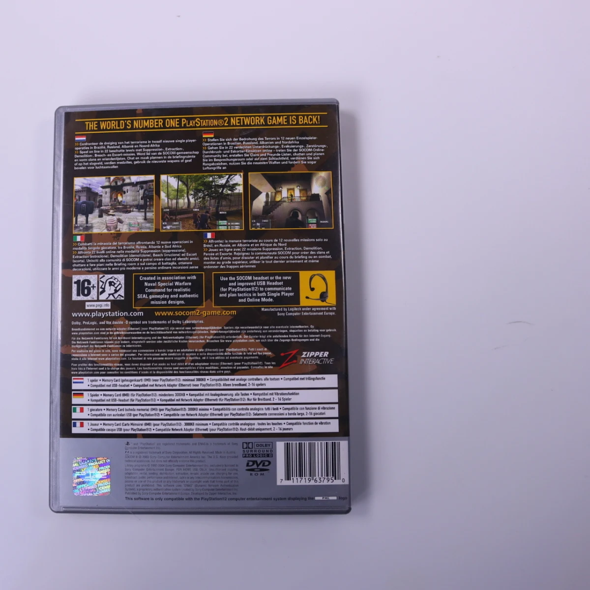 PlayStation 2 - SOCOM II: U.S. Navy SEALs [Platinum] - productfoto 3