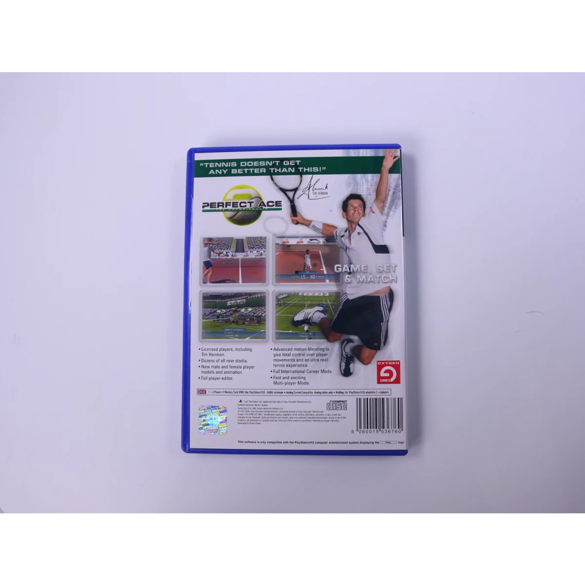 PlayStation 2 - Perfect Ace: Pro Tournament Tennis #2 - productfoto 3