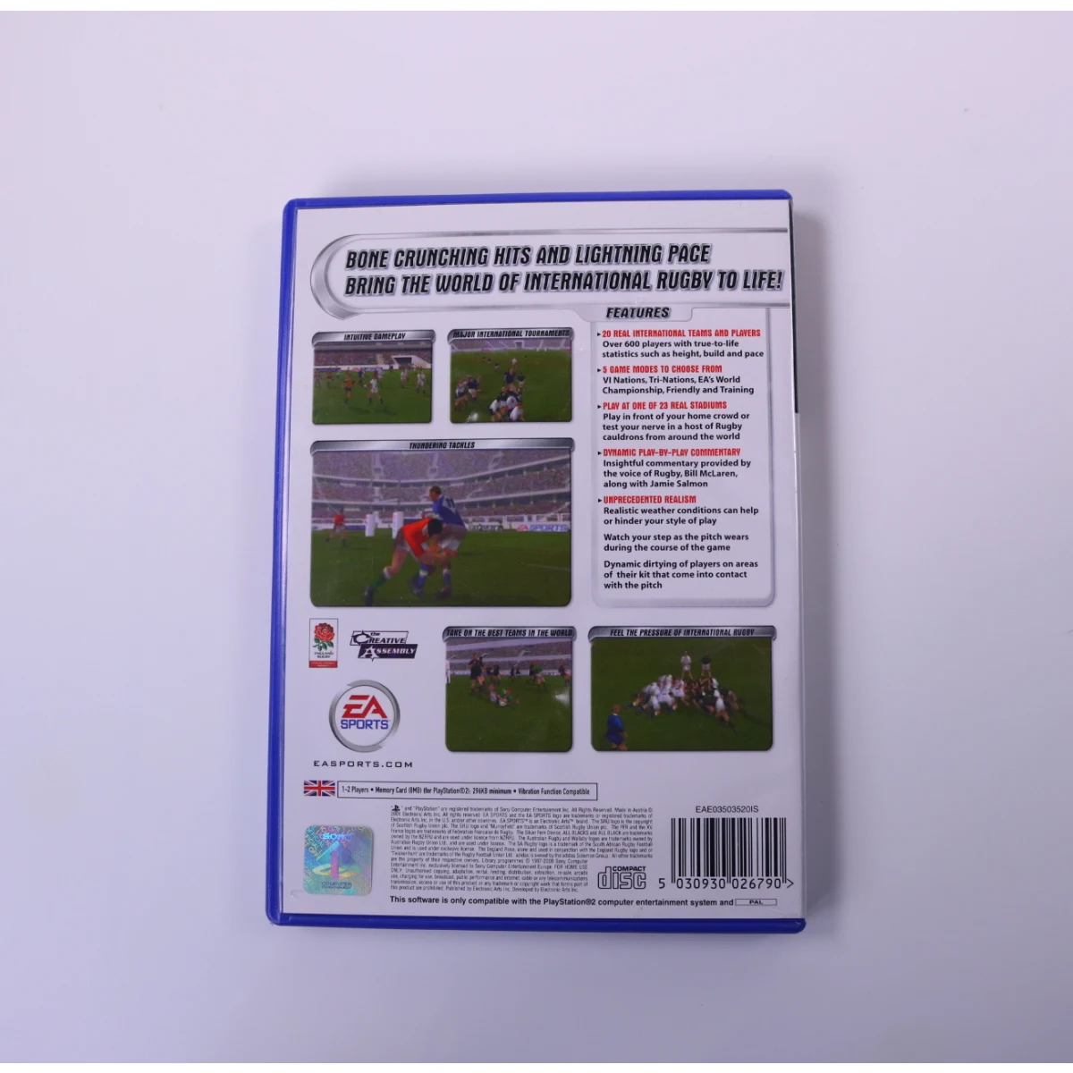 PlayStation 2 - Rugby - productfoto 3