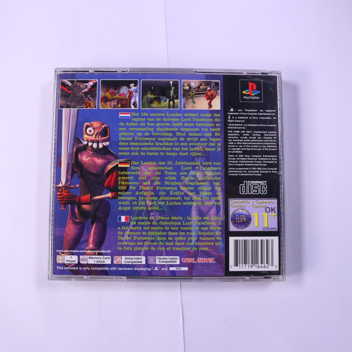 PlayStation 1 - MediEvil II - productfoto 2