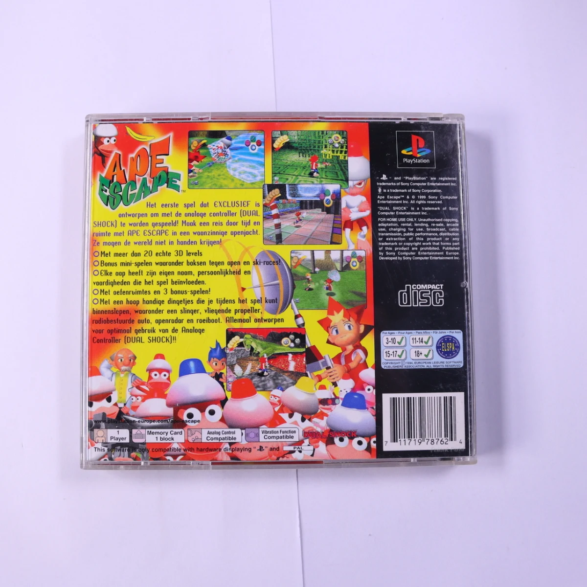 PlayStation 1 - Ape Escape - productfoto 2