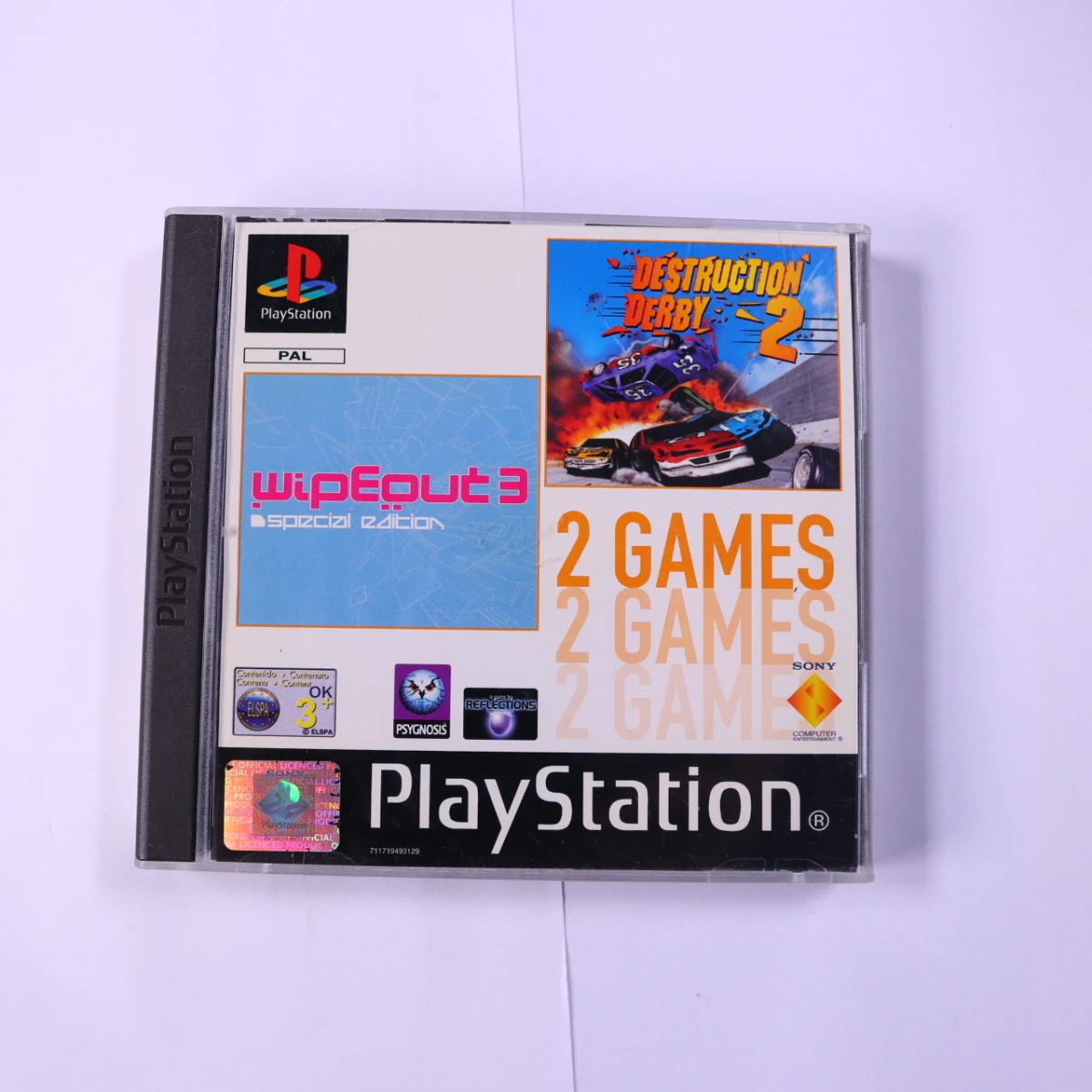 PlayStation 1 - Wipeout 3 & Destruction Derby 2