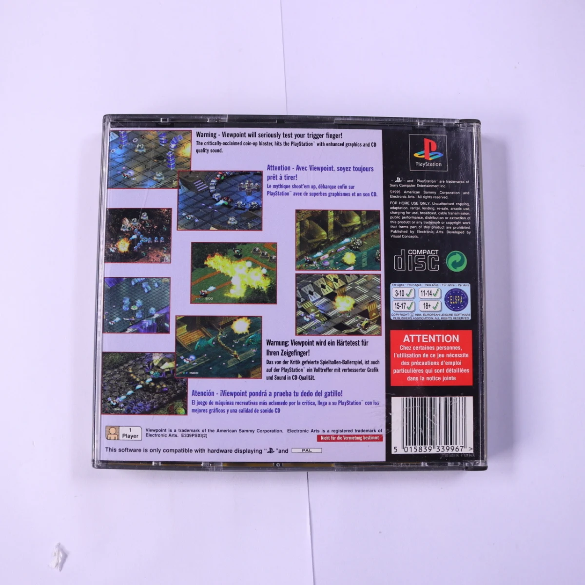 PlayStation 1 - Viewpoint - Sammy Corporation - productfoto 2