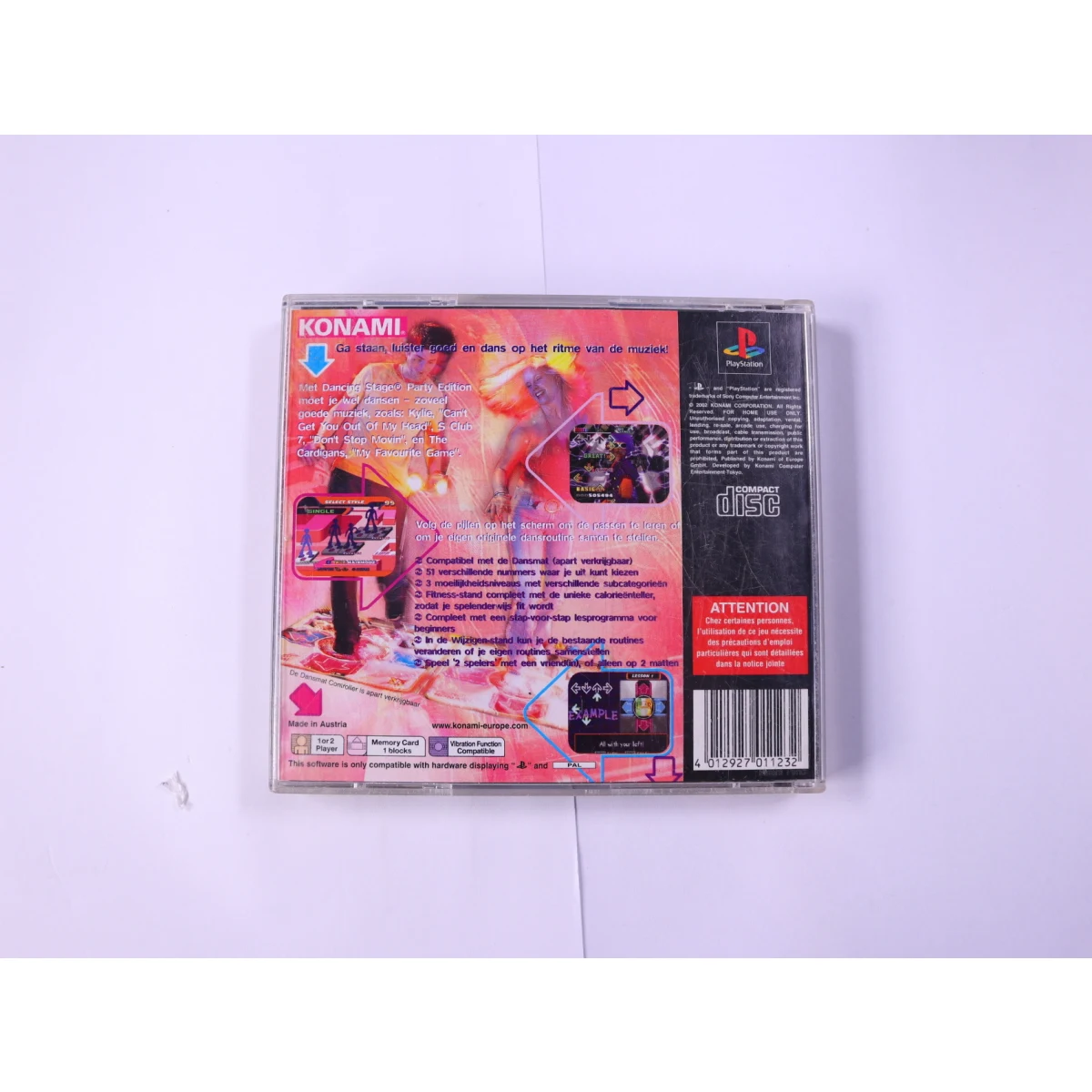 PlayStation 1 - Dancing Stage Euromix - productfoto 2