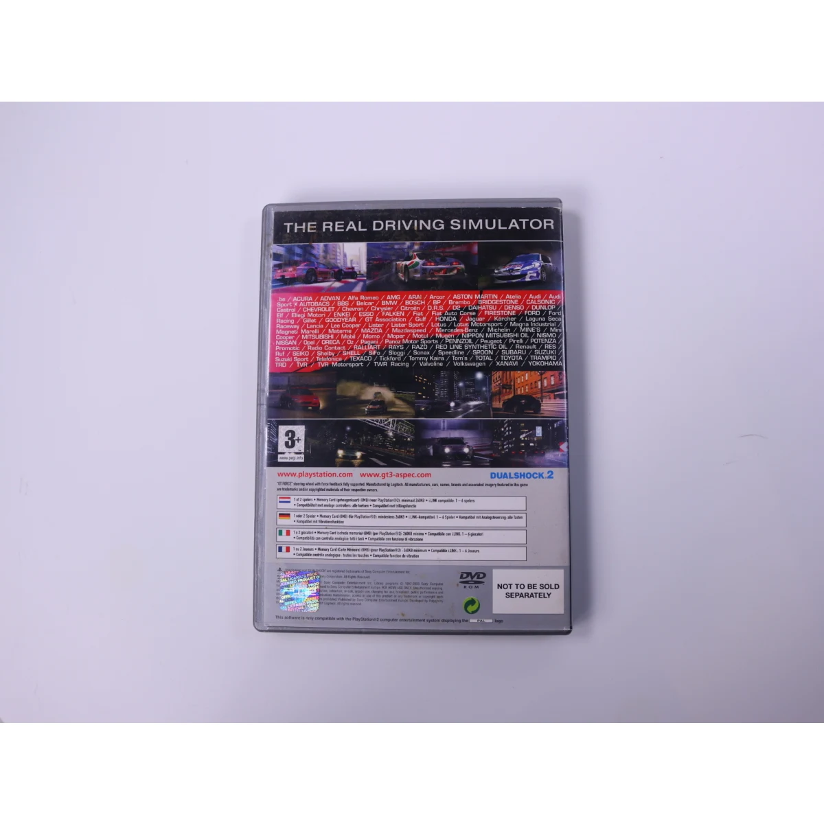PlayStation 2 - Gran Turismo 3 A-Spec [Platinum] [No Manual] - productfoto 3