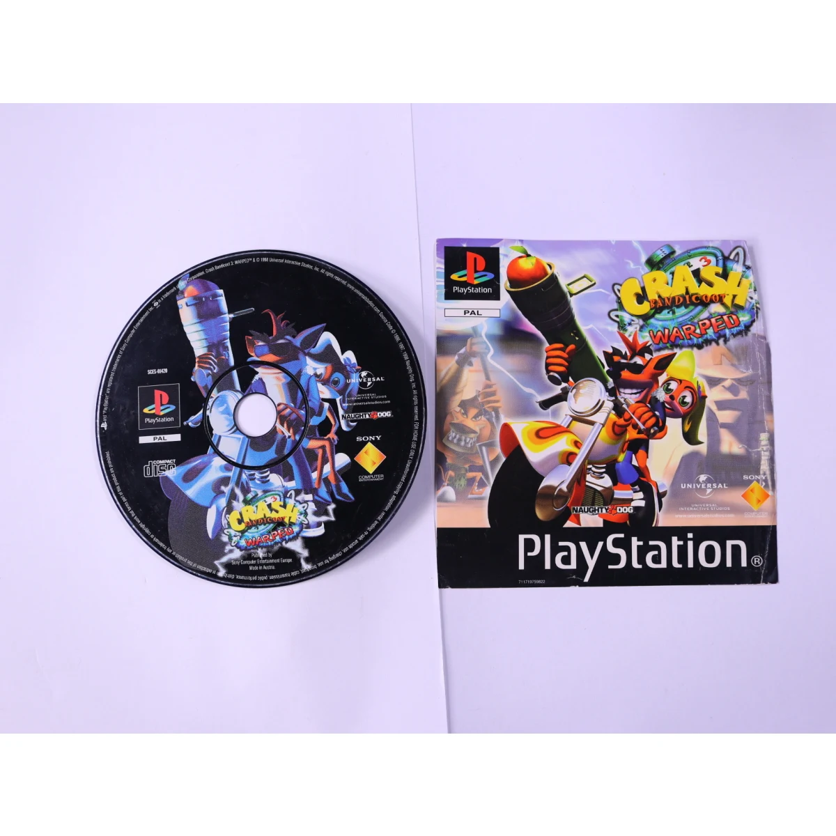 PlayStation 1 - Crash Bandicoot: Warped [Geen Hoesje]