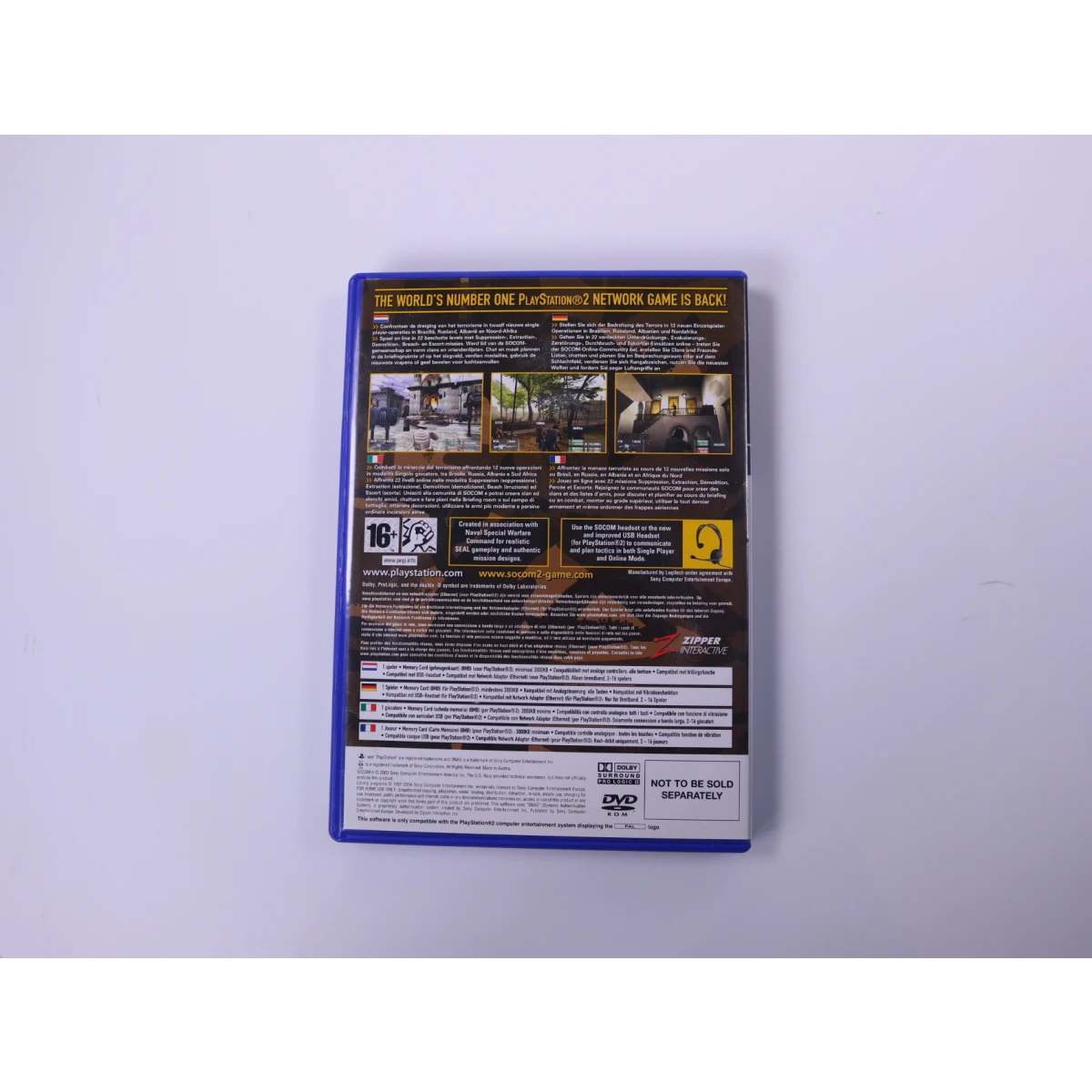 PlayStation 2 - SOCOM II: U.S. Navy SEALs [No Manual] - productfoto 3