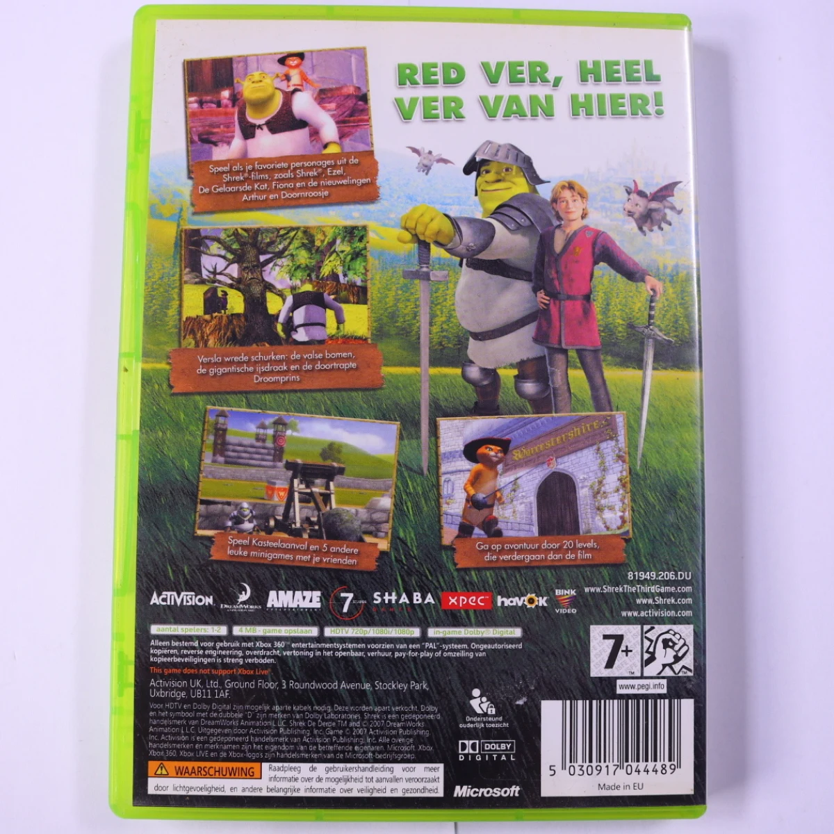 Xbox 360 - Shrek the Third - productfoto 2