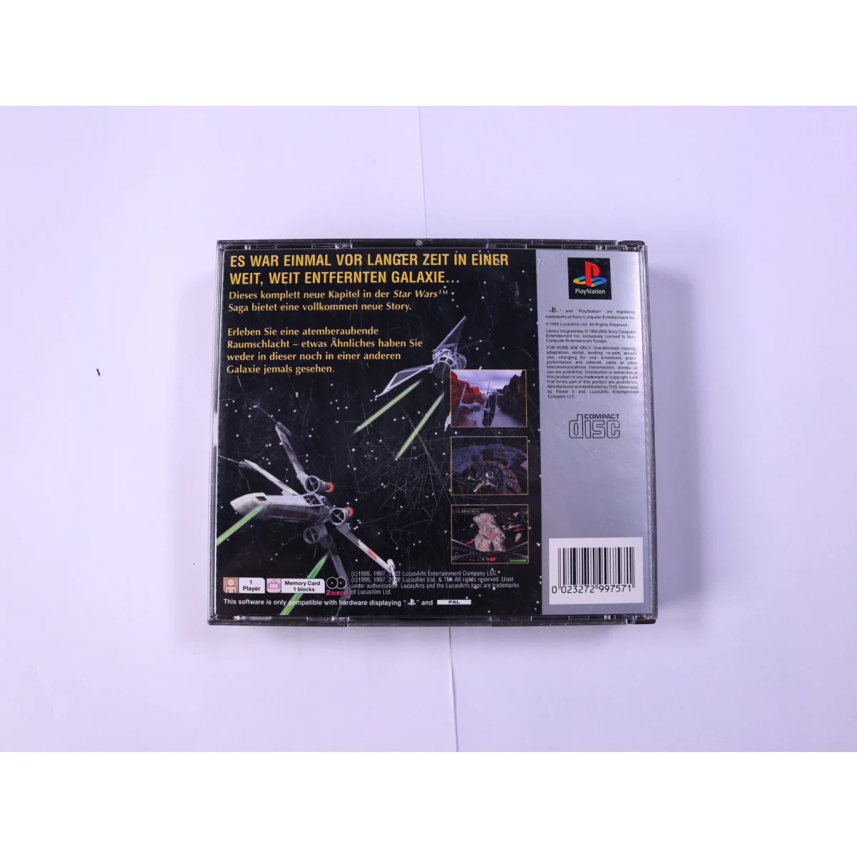 PlayStation 1 - Star Wars: Rebel Assault II [Platinum] - productfoto 2
