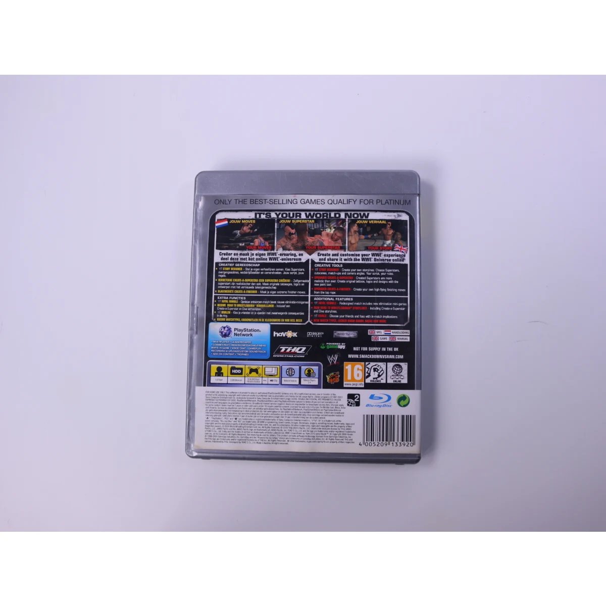 PlayStation 3 - Smackdown vs Raw 2010 [Platinum] - productfoto 2