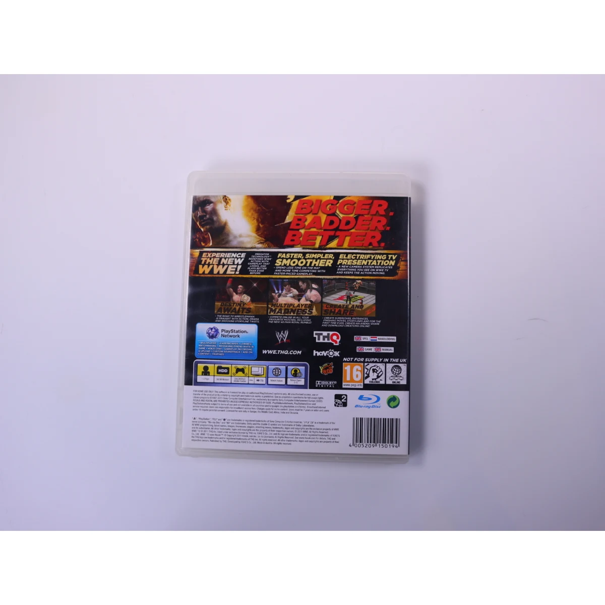 PlayStation 3 - WWE '12 [No Manual] - productfoto 2
