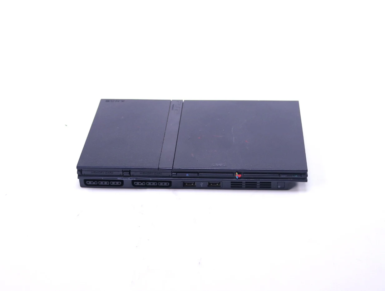 PlayStation 2 - Slim Console [Zwart] - productfoto 3