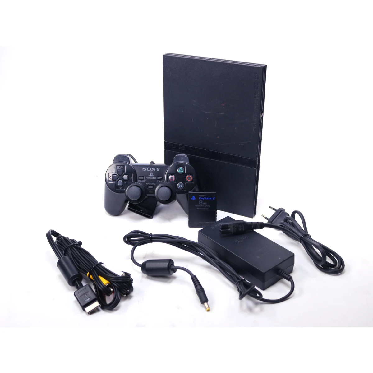 PlayStation 2 - Slim Console [Zwart] - productfoto 4