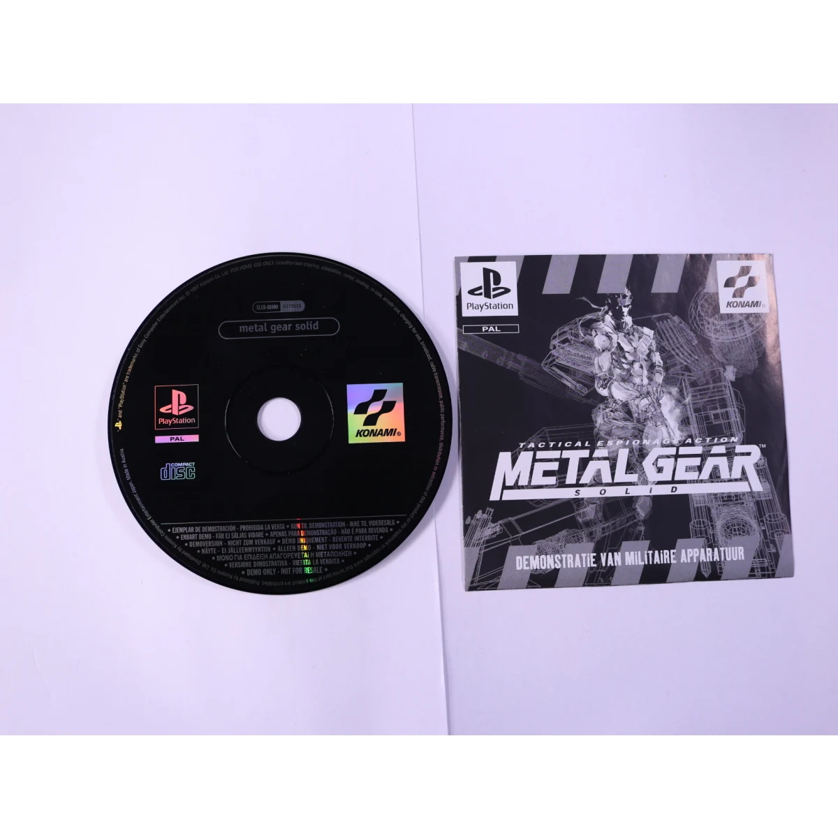 PlayStation 1 - Metal Gear Solid [Geen Hoesje]