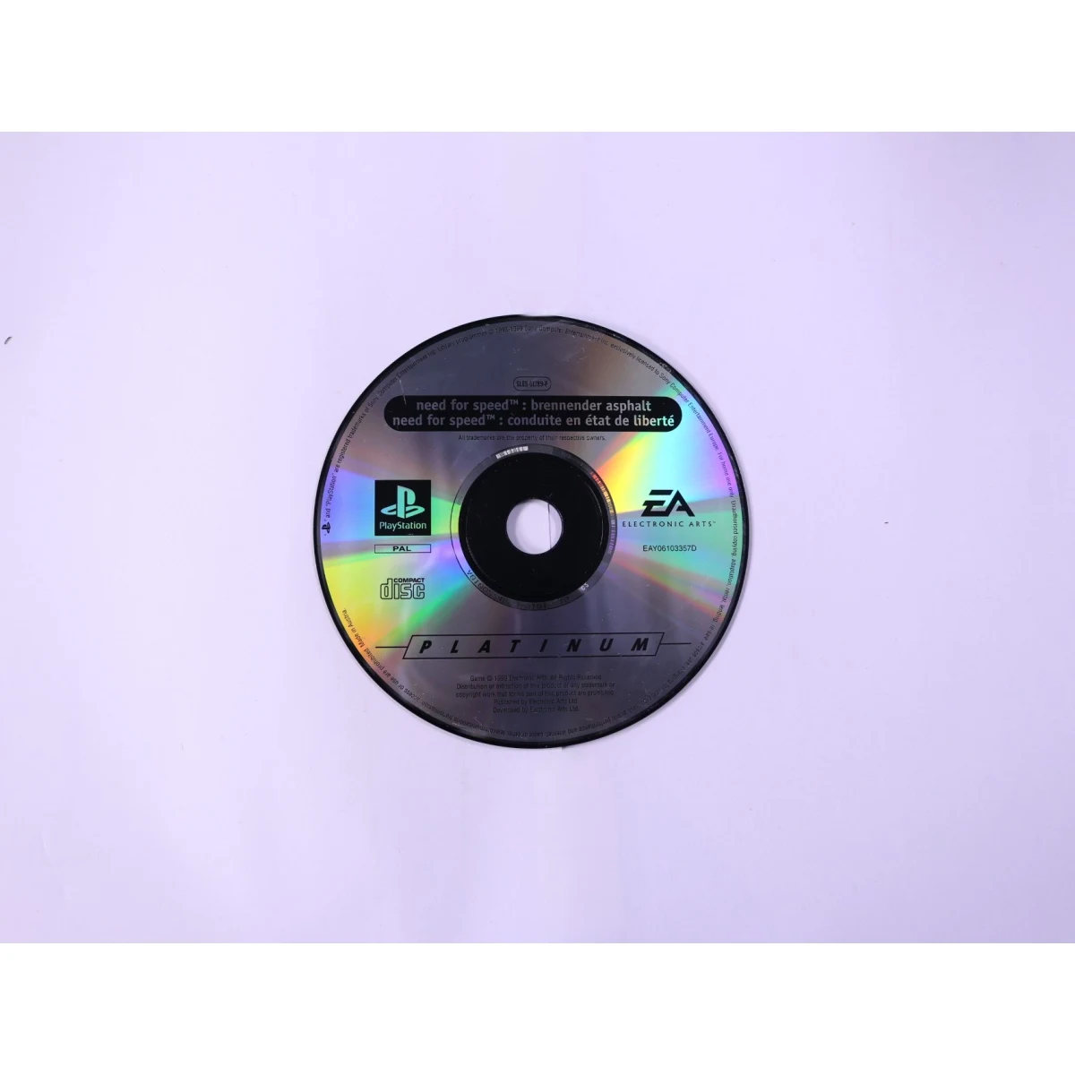 PlayStation 1 - Need for Speed: High Stakes [Platinum] [Geen Hoesje]