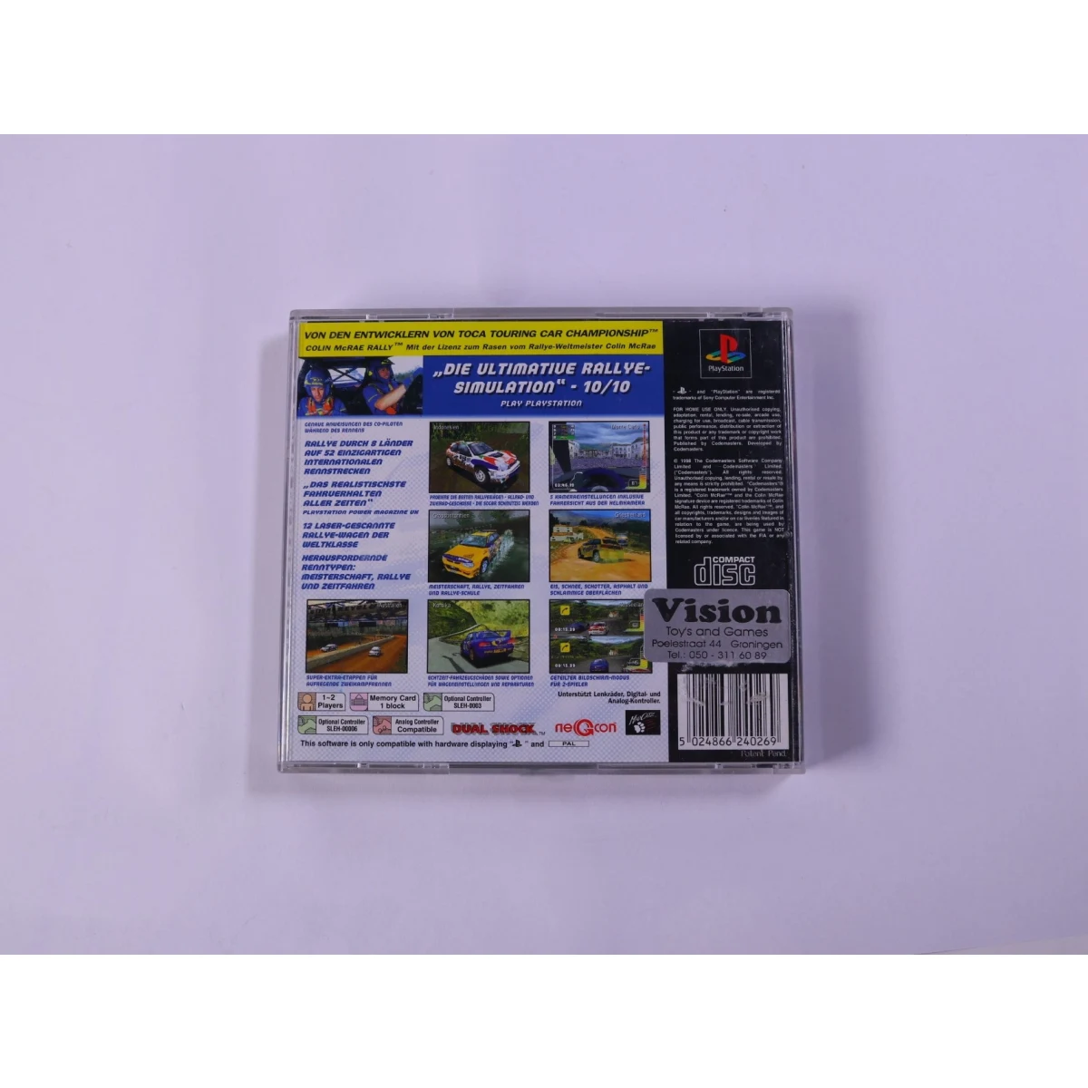 PlayStation 1 - Colin McRae Rally - productfoto 3