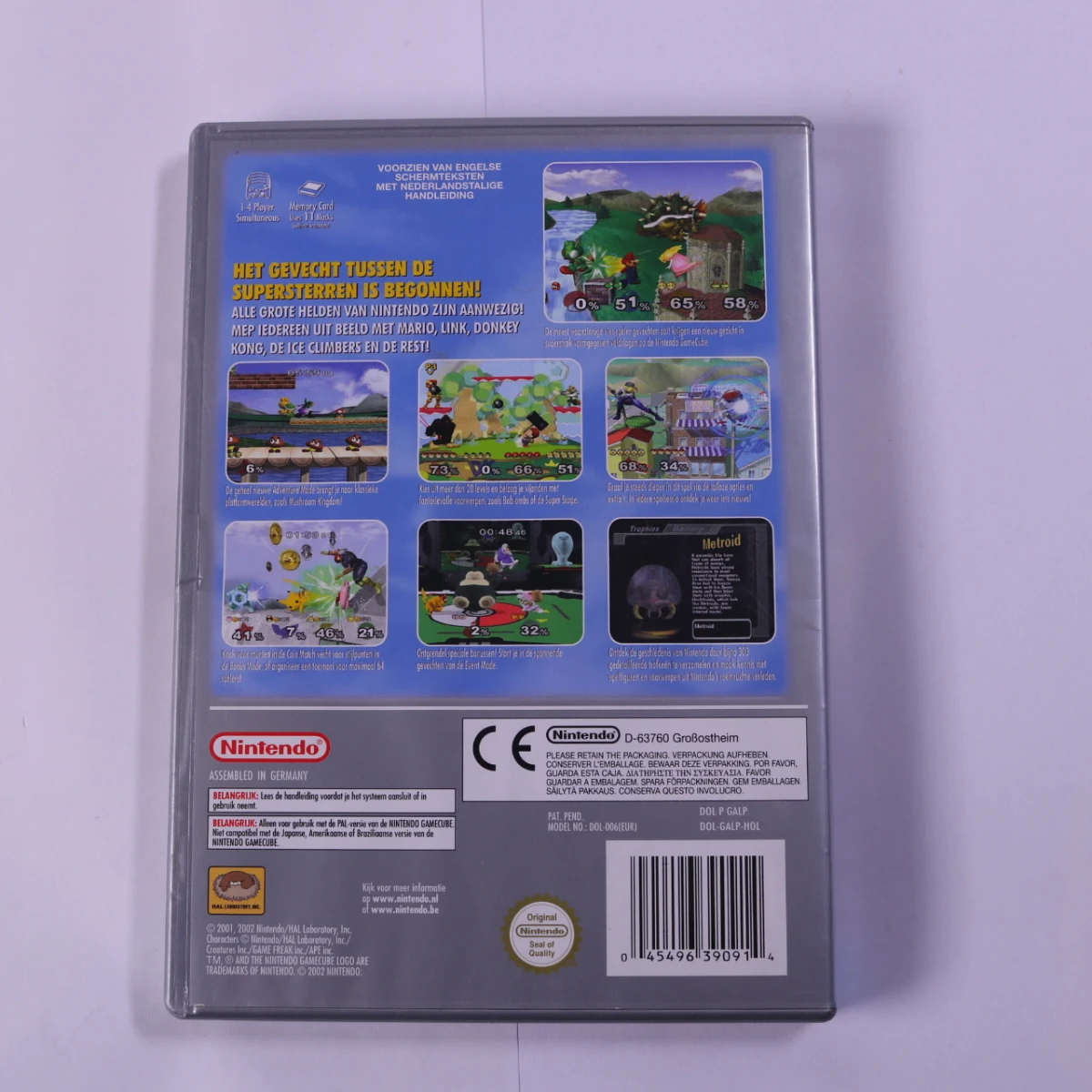 Nintendo GameCube - Super Smash Bros. Melee - productfoto 3