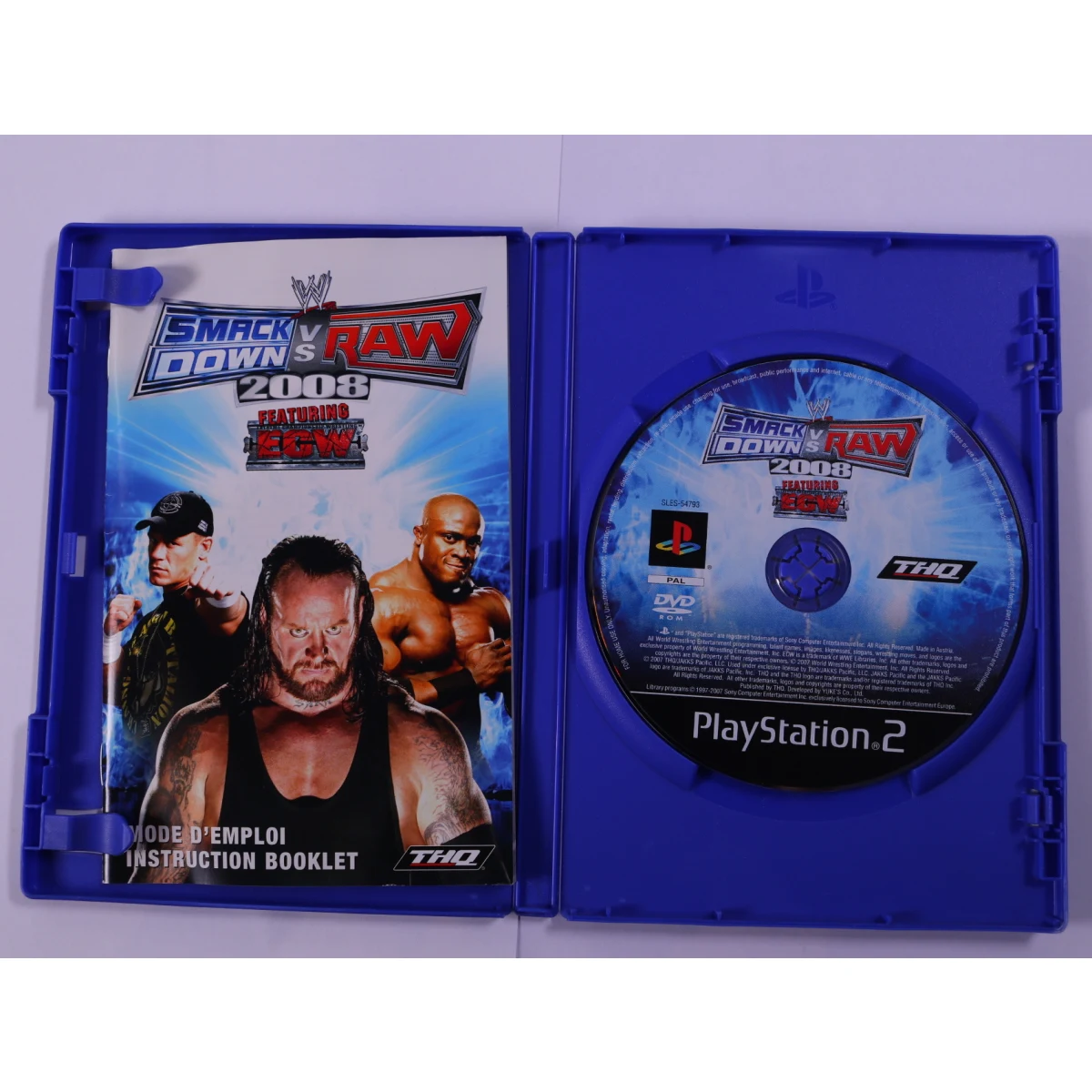 PlayStation 2 - Smack Down VS RAW 2008 - productfoto 2