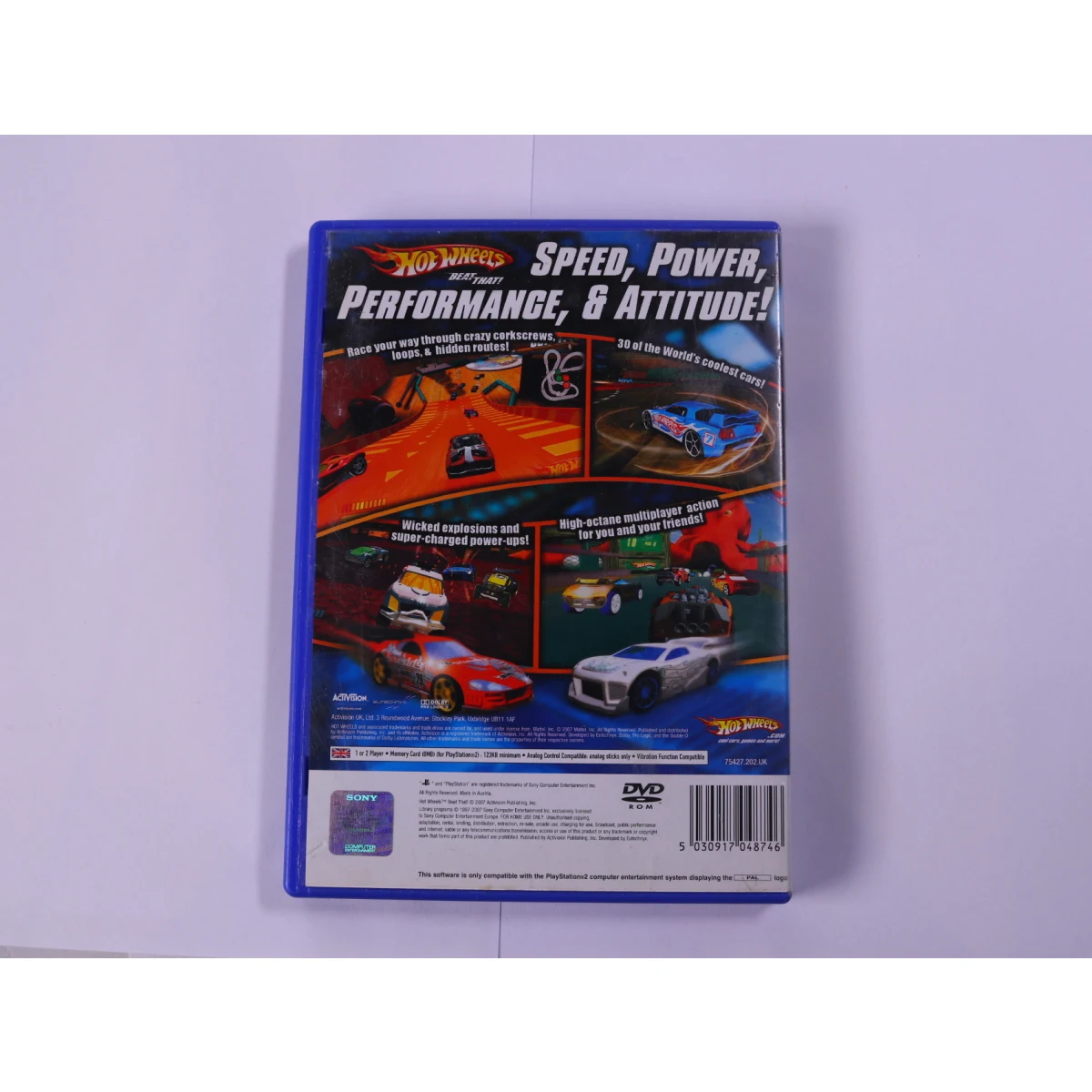 PlayStation 2 - Hot Wheels: Beat That! - productfoto 2