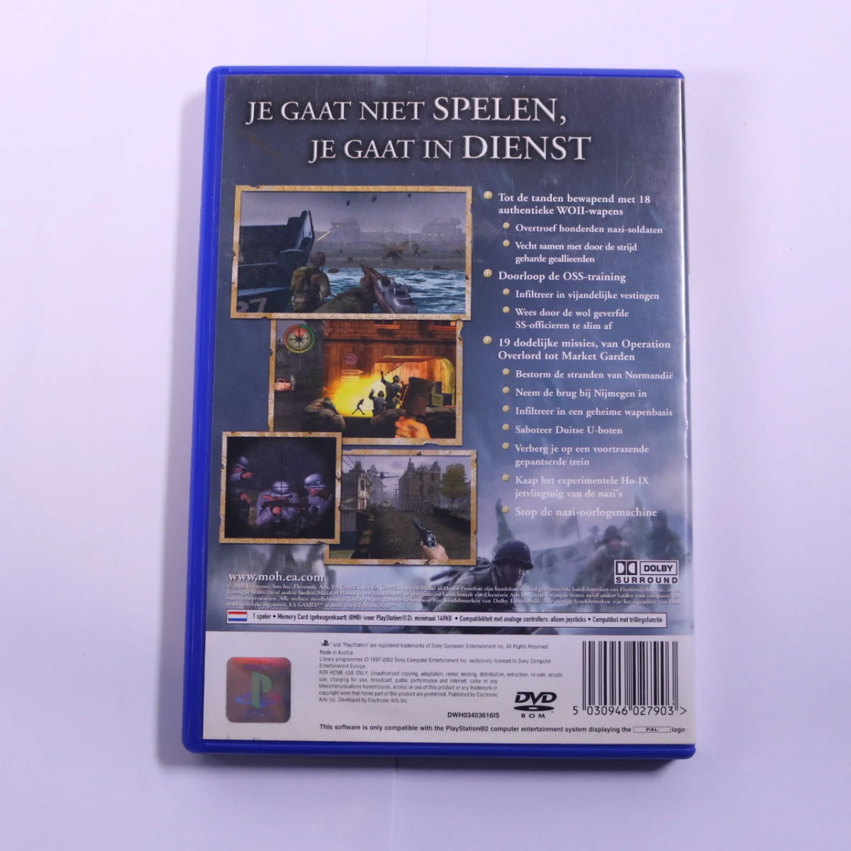 PlayStation 2 - Medal of Honor: Frontline - productfoto 2