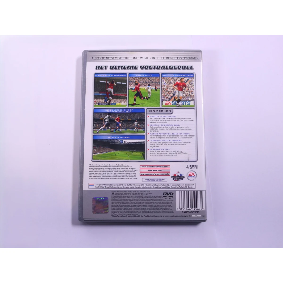 PlayStation 2 - FIFA Football 2005 [Platinum Hits] - productfoto 2