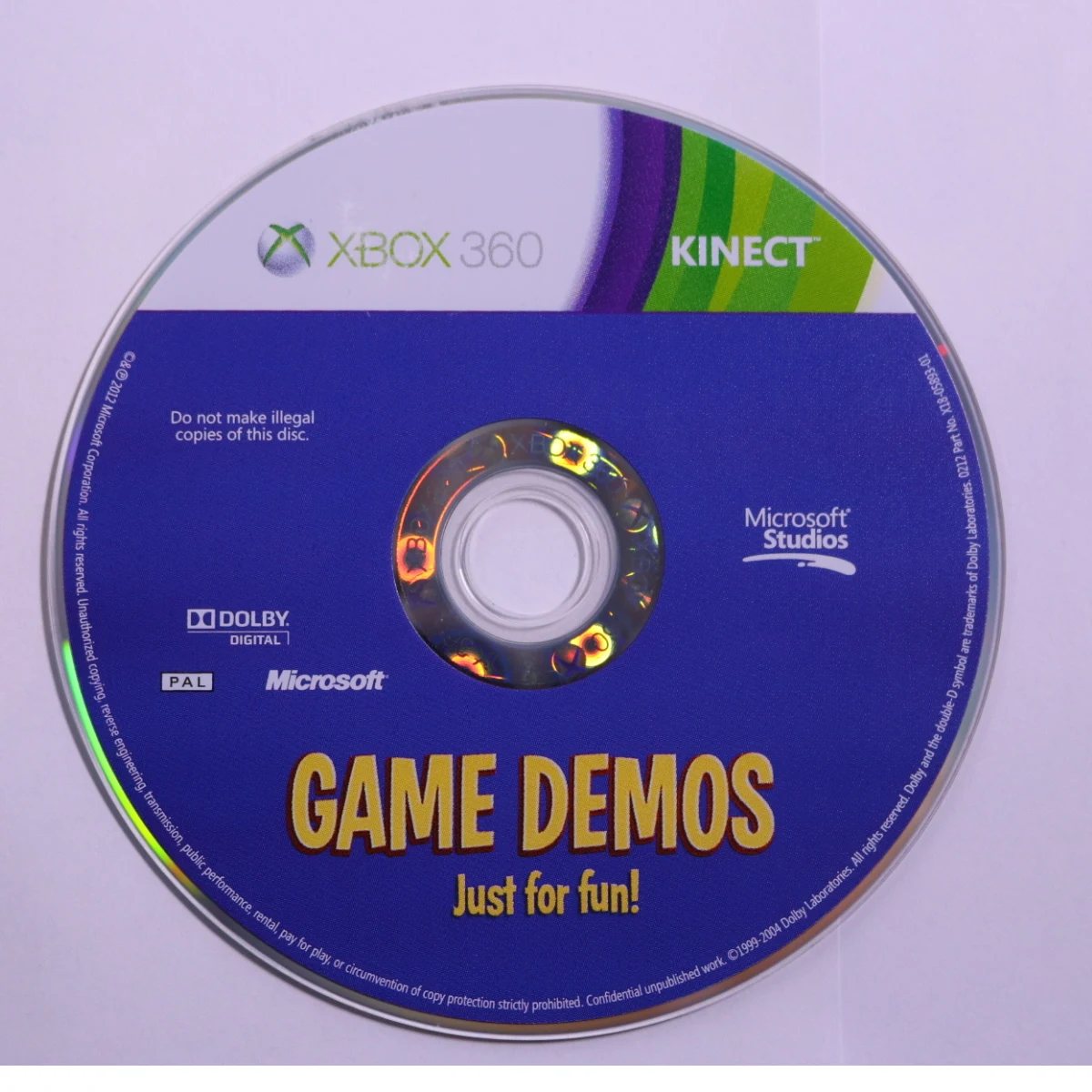 Xbox 360 - Game Demos Just For Fun [Geen Hoesje]