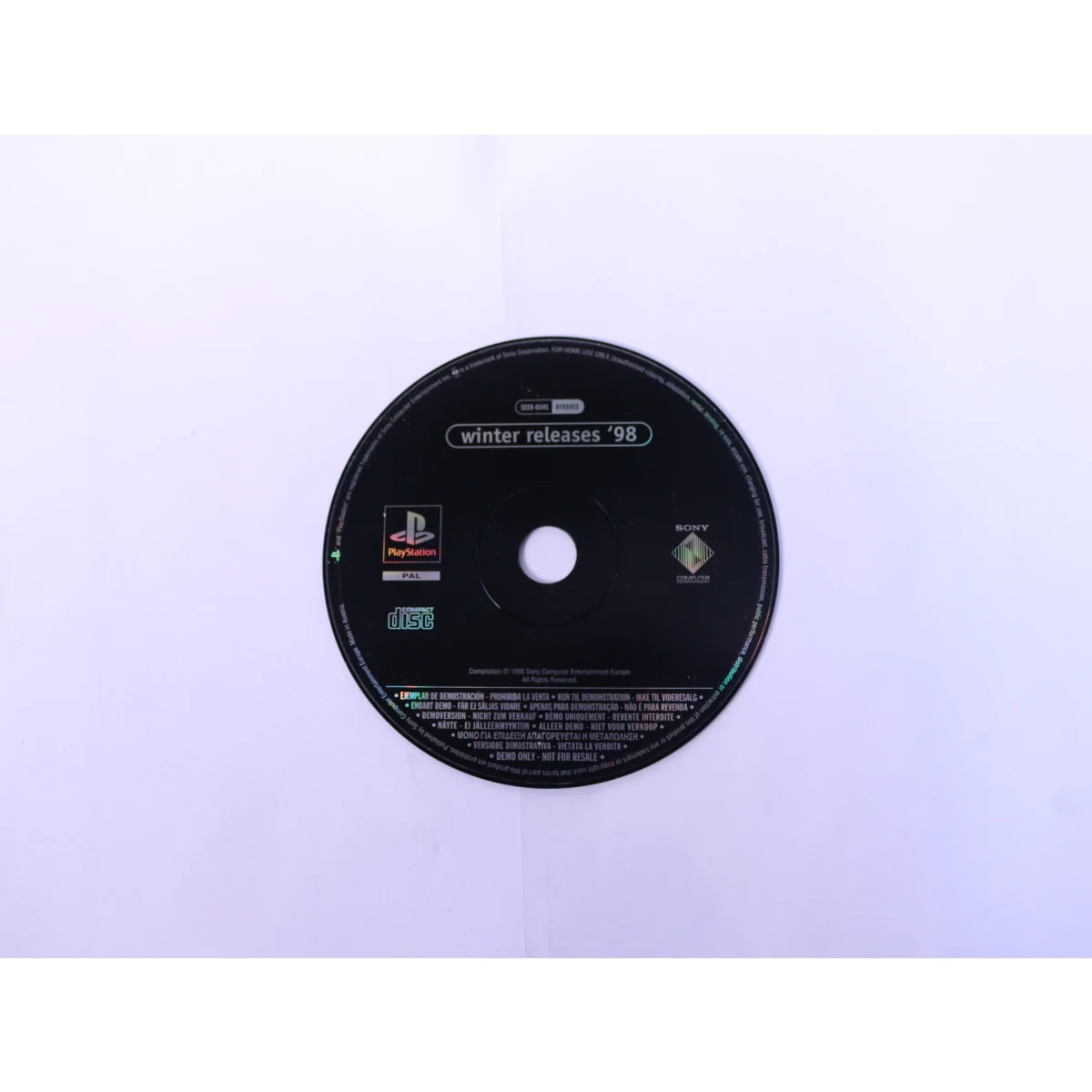 PlayStation 1 - Winter Release 98 [Geen Hoesje]
