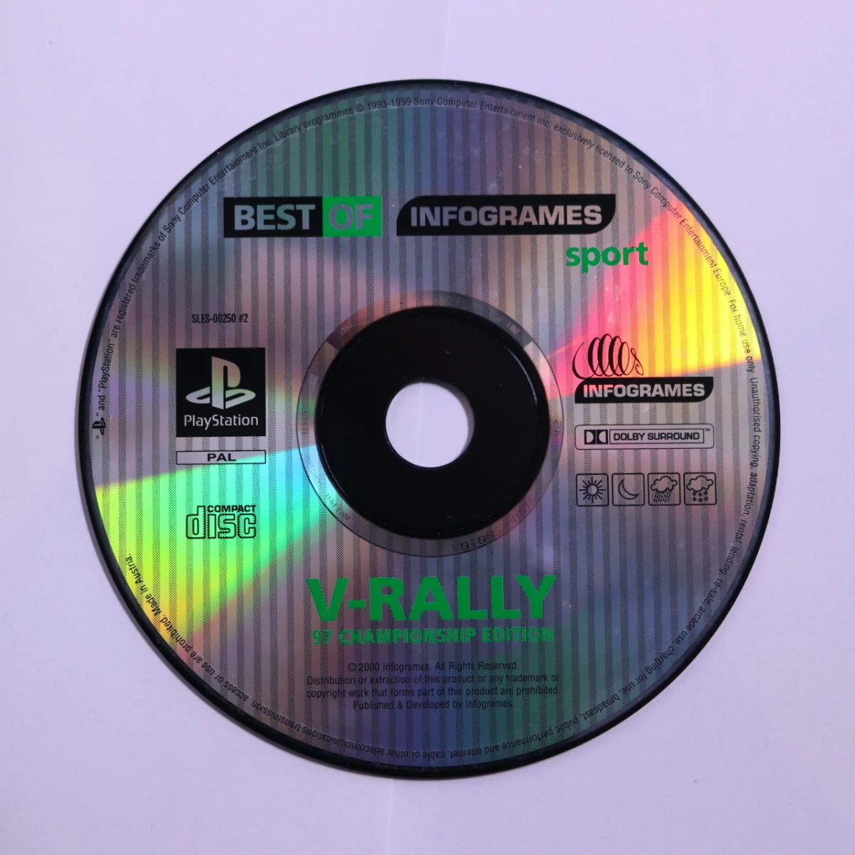 PlayStation 1 - V-Rally '97 Championship Edition [Geen Hoesje]