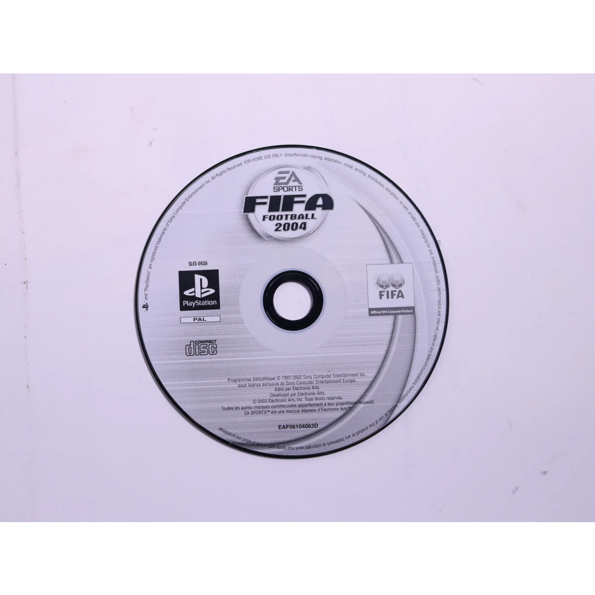 PlayStation 1 - FIFA Football 2004 [Geen Hoesje]